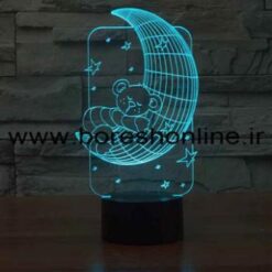 فایل لیزری بالبینگ سه بعدی خرس و ماه